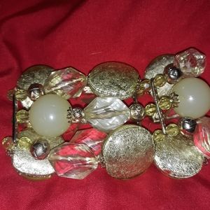 Triple Strand Beaded Bracelet